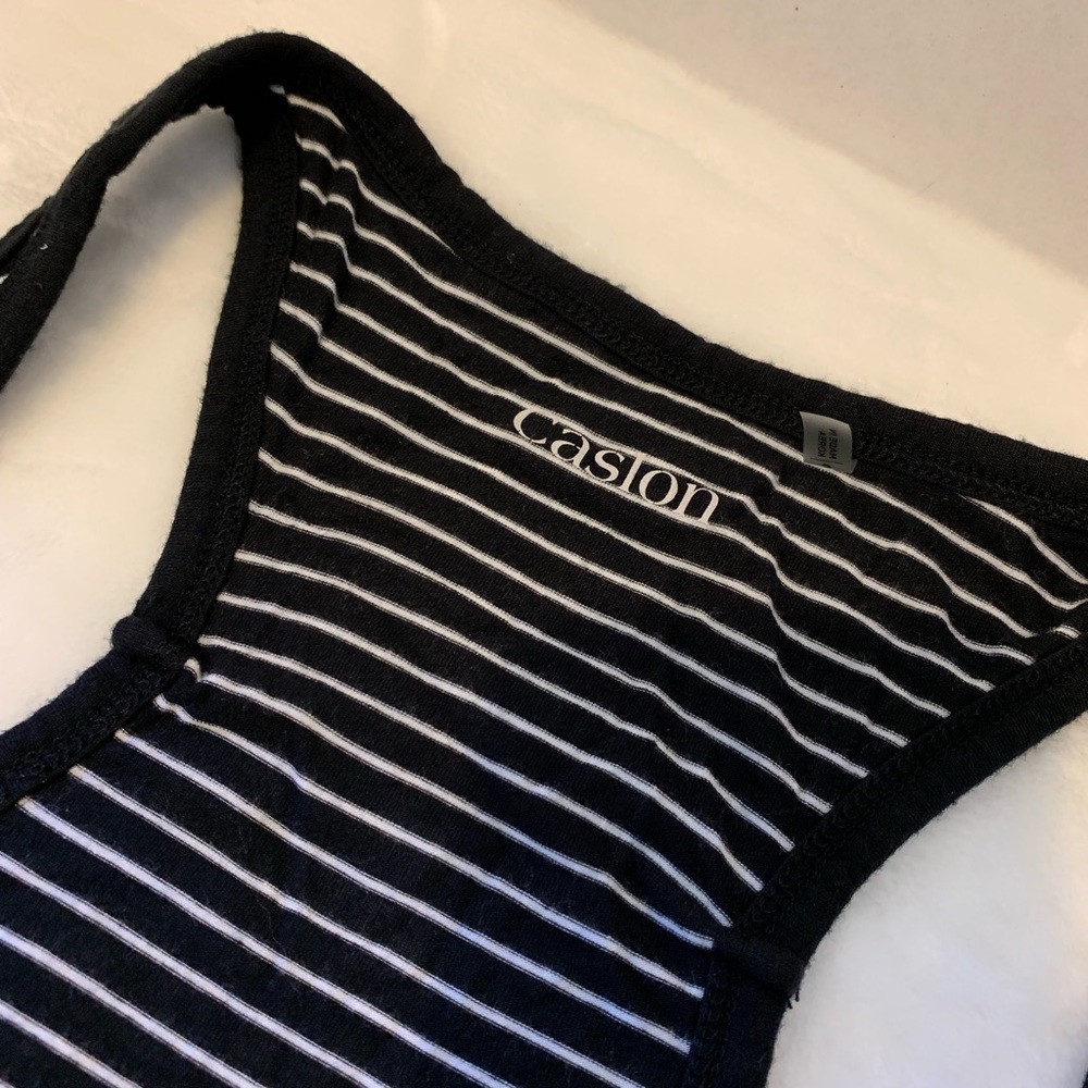 ••SOLD•• Caslon Striped Knit Tank Dress - Picture 3 of 7
